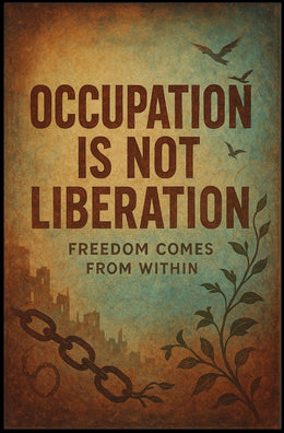 Liberation and Freedom Vintage Art Poster Print