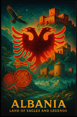 Albania Land of Eagles and Legends Poster