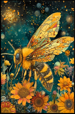 The Enchanted Bee William Morris Art Poster