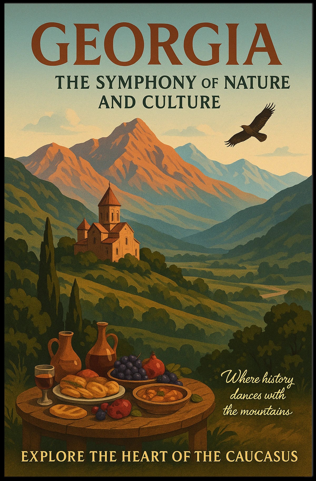 Georgia The Symphony Of Nature And Poster