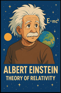 Albert Einstein Theory Of Relativity Poster