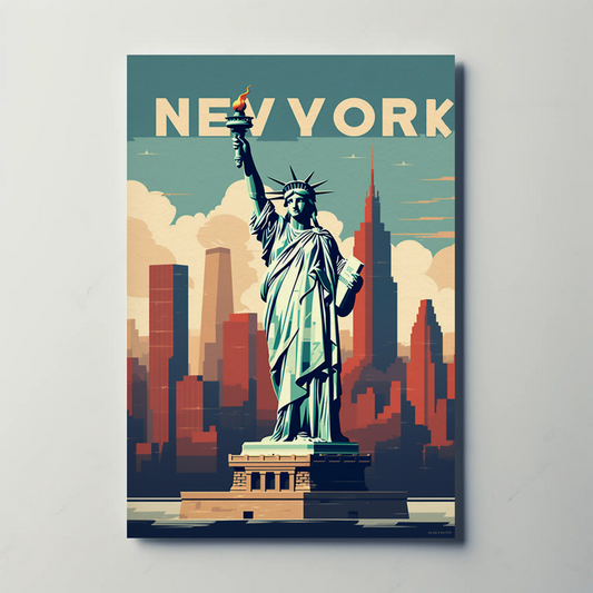 New York Vintage Poster