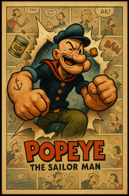Popeye 1929 Art Poster POP-53
