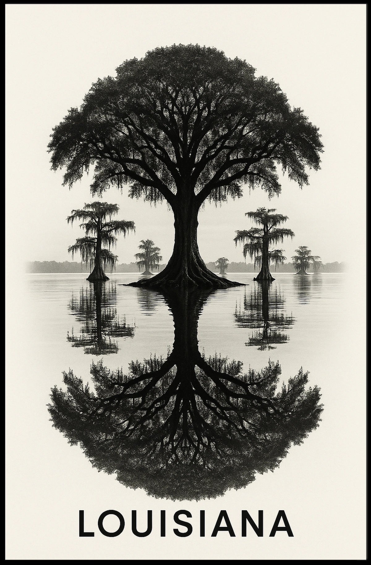 Louisiana Reflections Poster