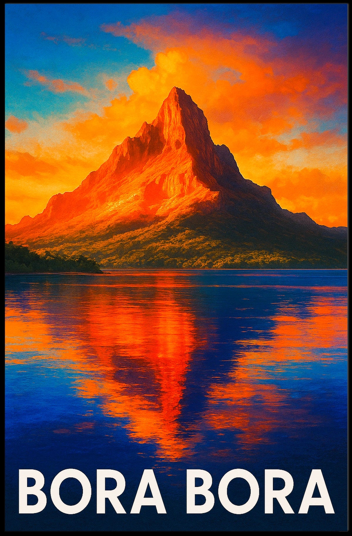 Bora Bora Paradise Poster