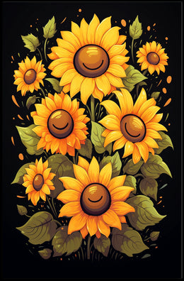 Sunflower Symphony Poster