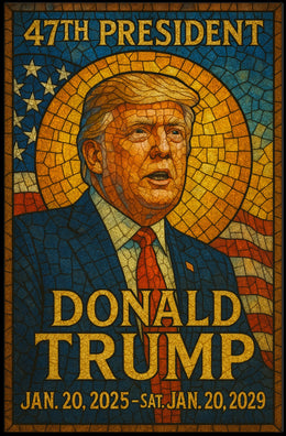 Trump 47th President Patriotic Decor Lovers Poster