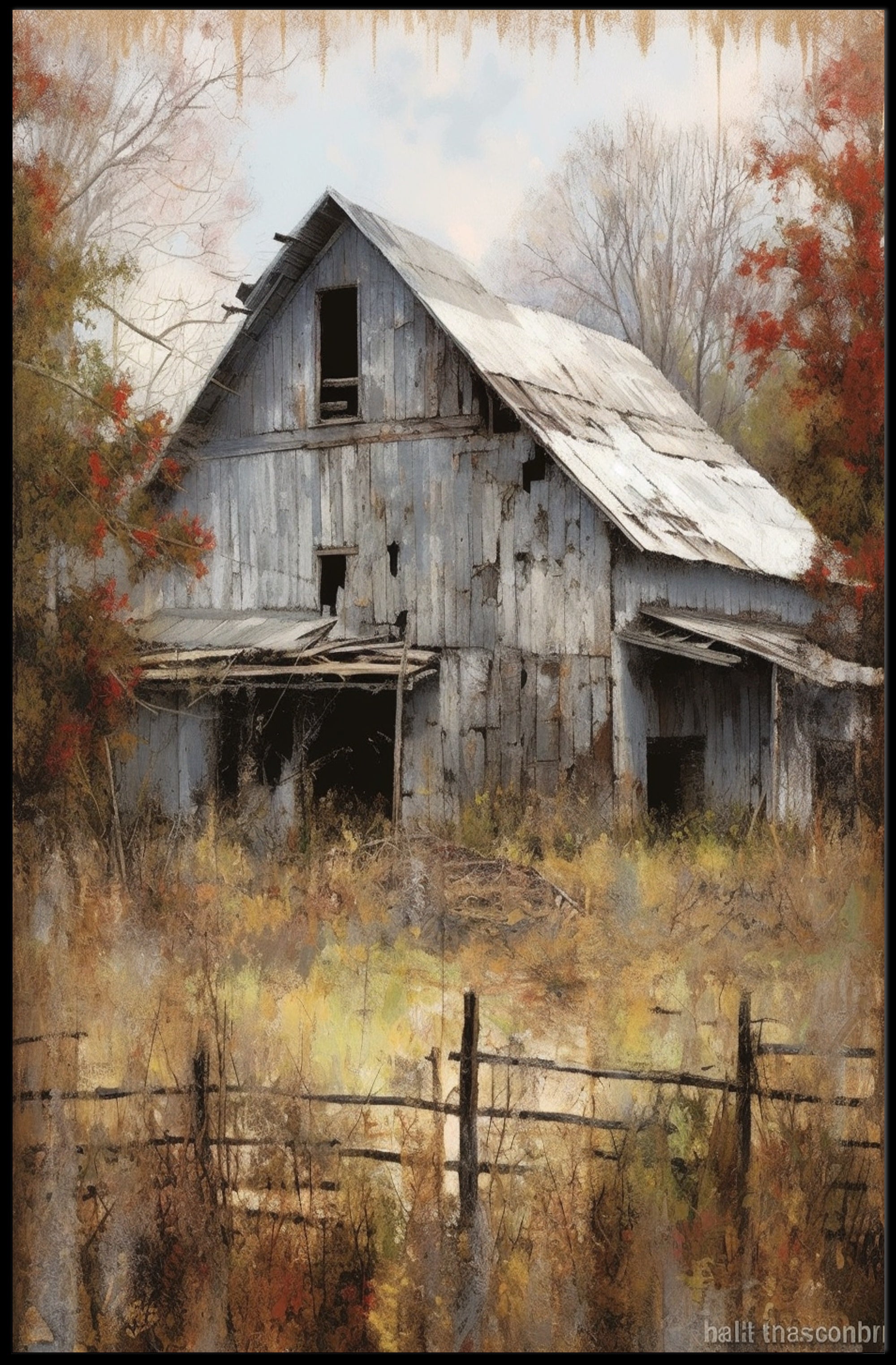 Rustic Abandonment Poster
