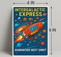 Intergalactic Express Poster PosterGoat