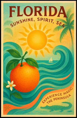 Florida Sunshine, Spirit, Sea Poster