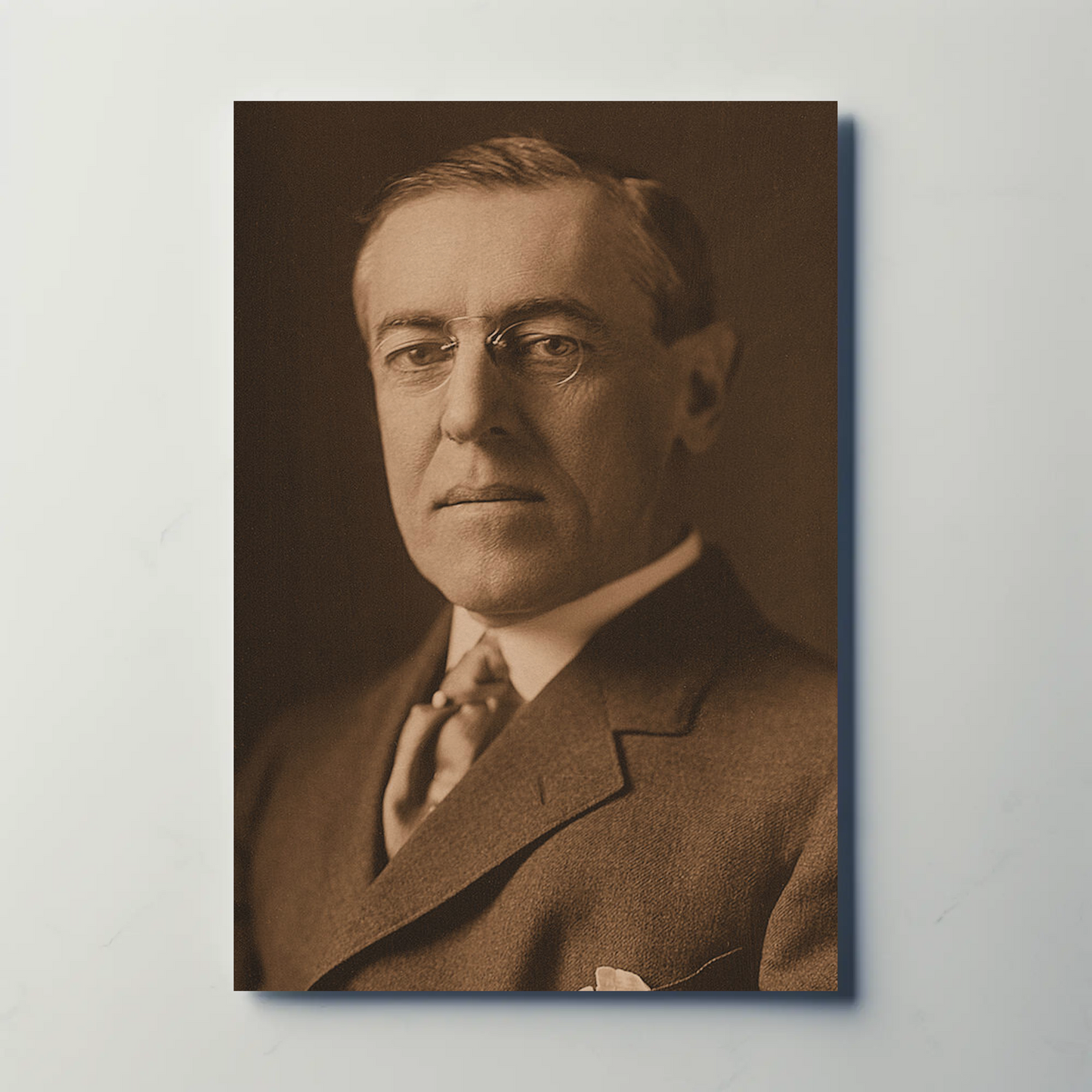 Woodrow Wilson 28th President Sepia Photo