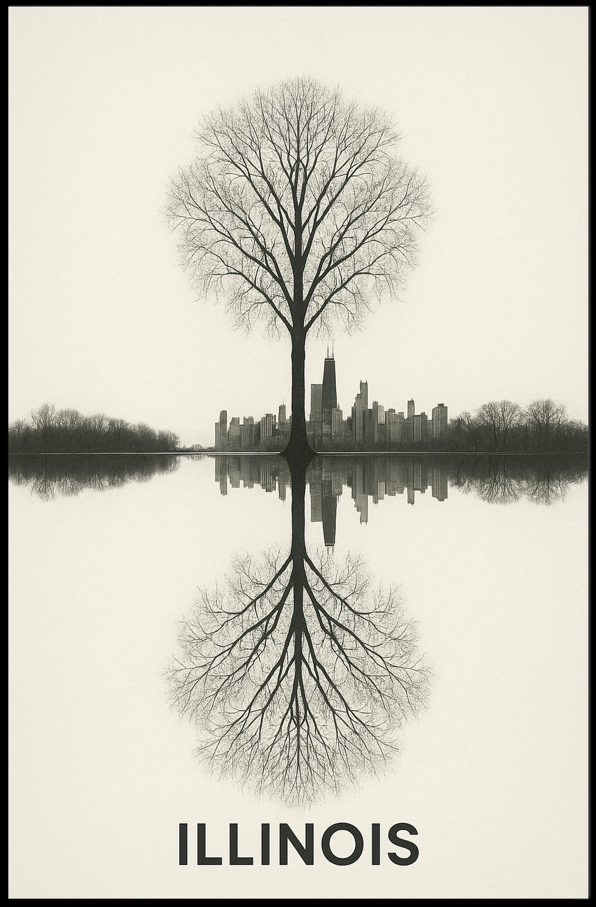Reflections of Illinois Poster