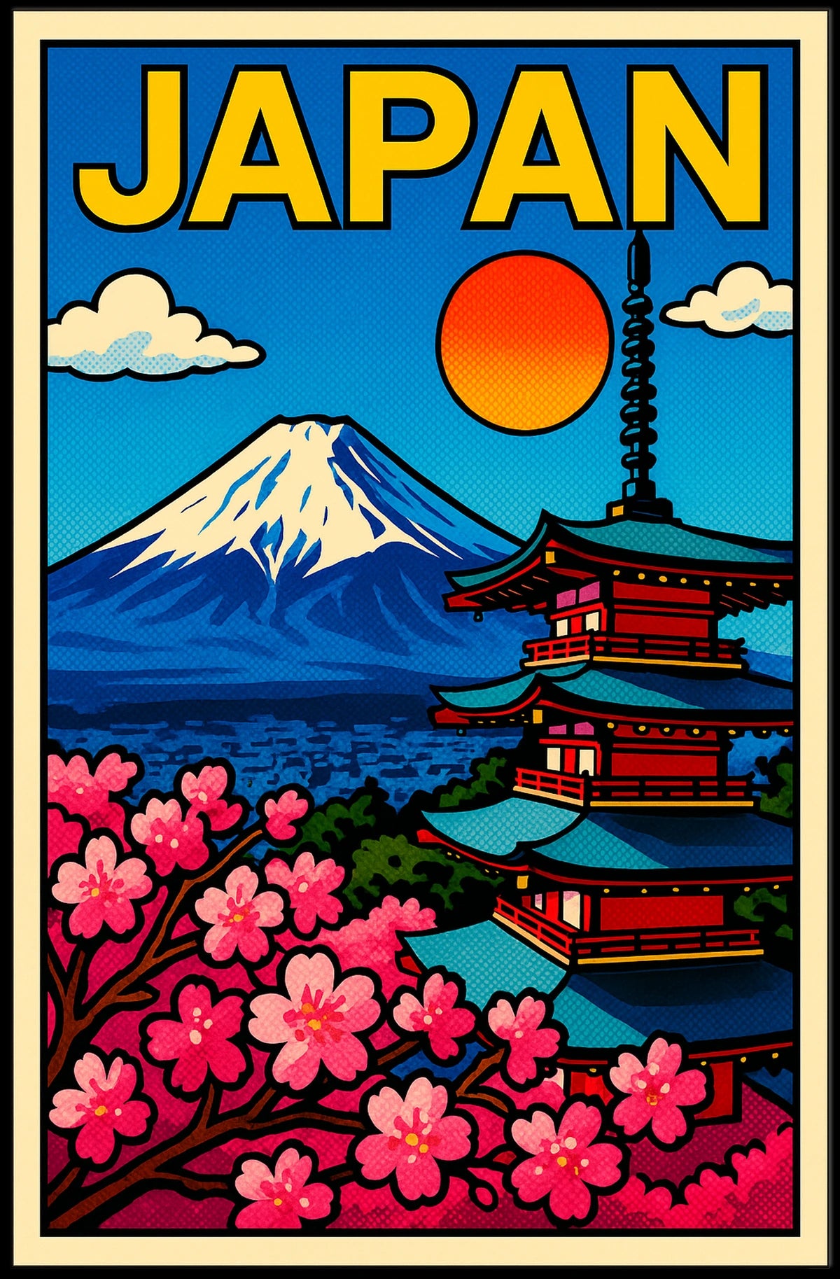 Japan Travel Poster