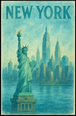 New York City Skyline Poster