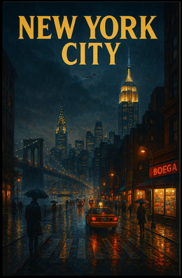 New York City Nights Poster