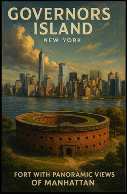 Governors Island New York Poster
