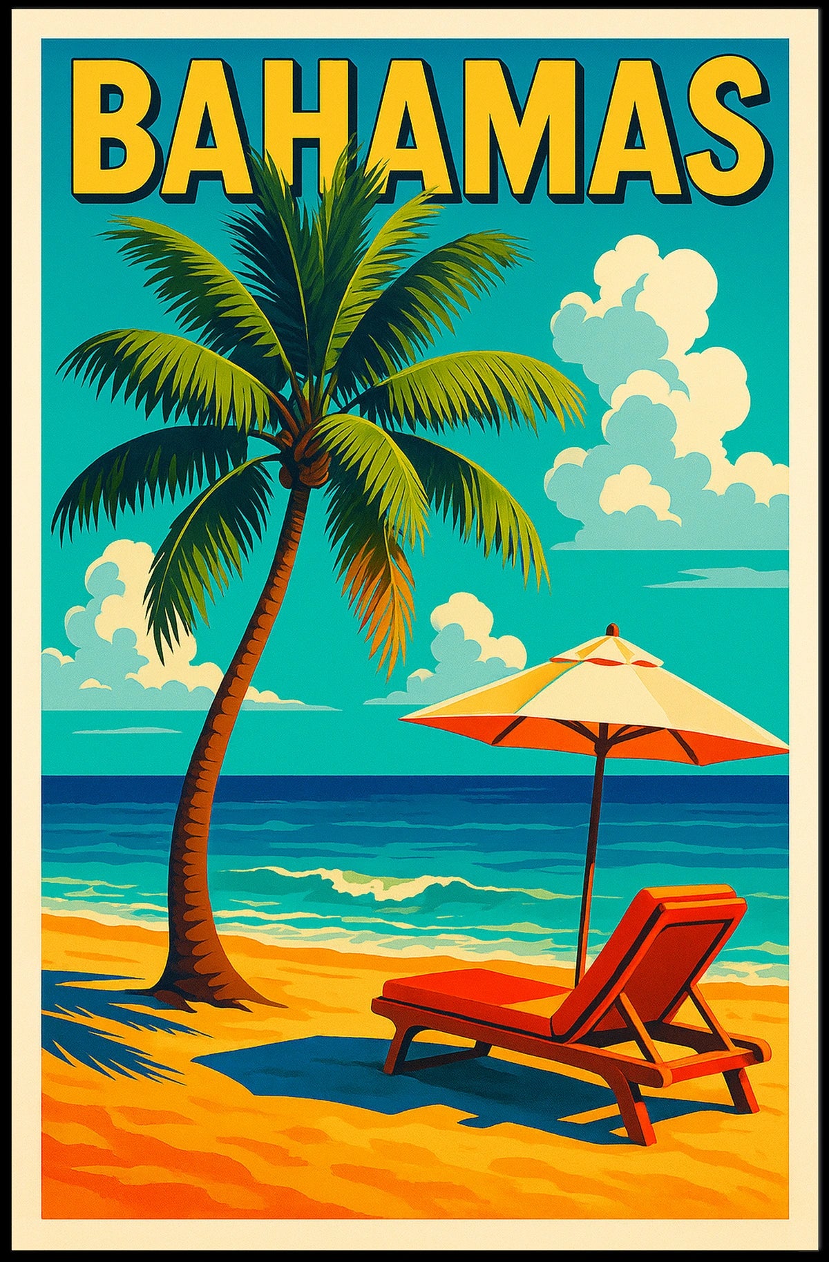 Bahamas Beach Paradise Poster