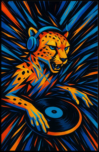 Dj Cheetah Groove Poster
