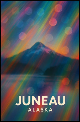 Juneau Alaska Harbor Glacier Photography Realism Poster