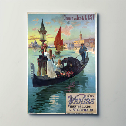 From Paris to Venice Poster