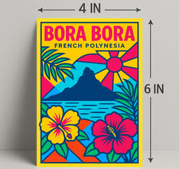 Bora Bora French Polynesia Poster PosterGoat