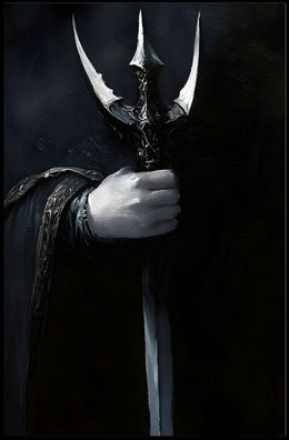 Dramatic Medieval Sword Fantasy Mythology Poster PosterGoat