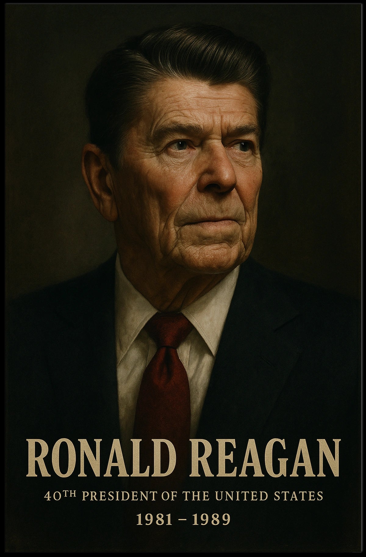 Ronald Reagan 40Th President Poster