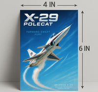 X-29 Polecat Poster PosterGoat