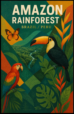 Amazon Rainforest Poster PosterGoat