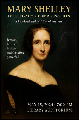 Mary Shelley The Legacy of Imagination Poster PosterGoat