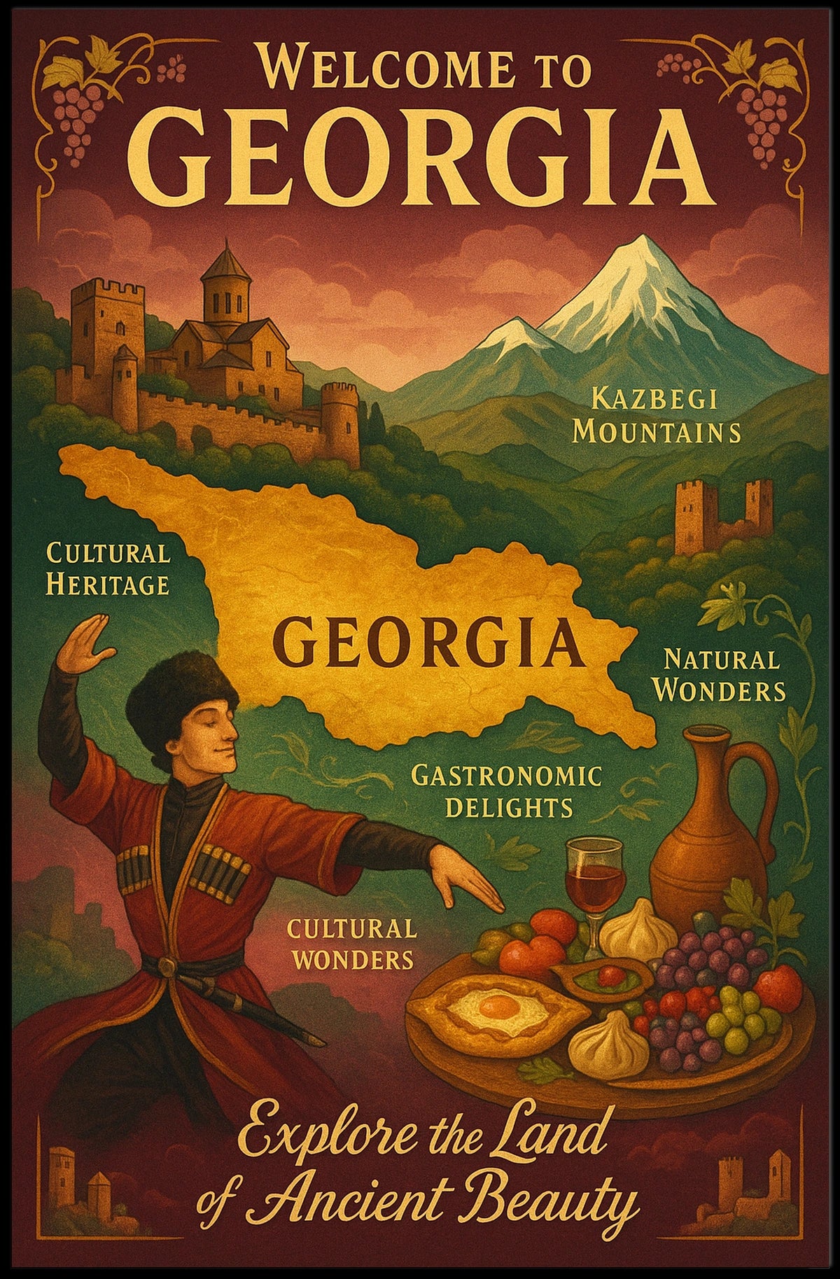 Welcome To Georgia Poster