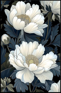 Elegant Blooms Art Print Wall Decor
