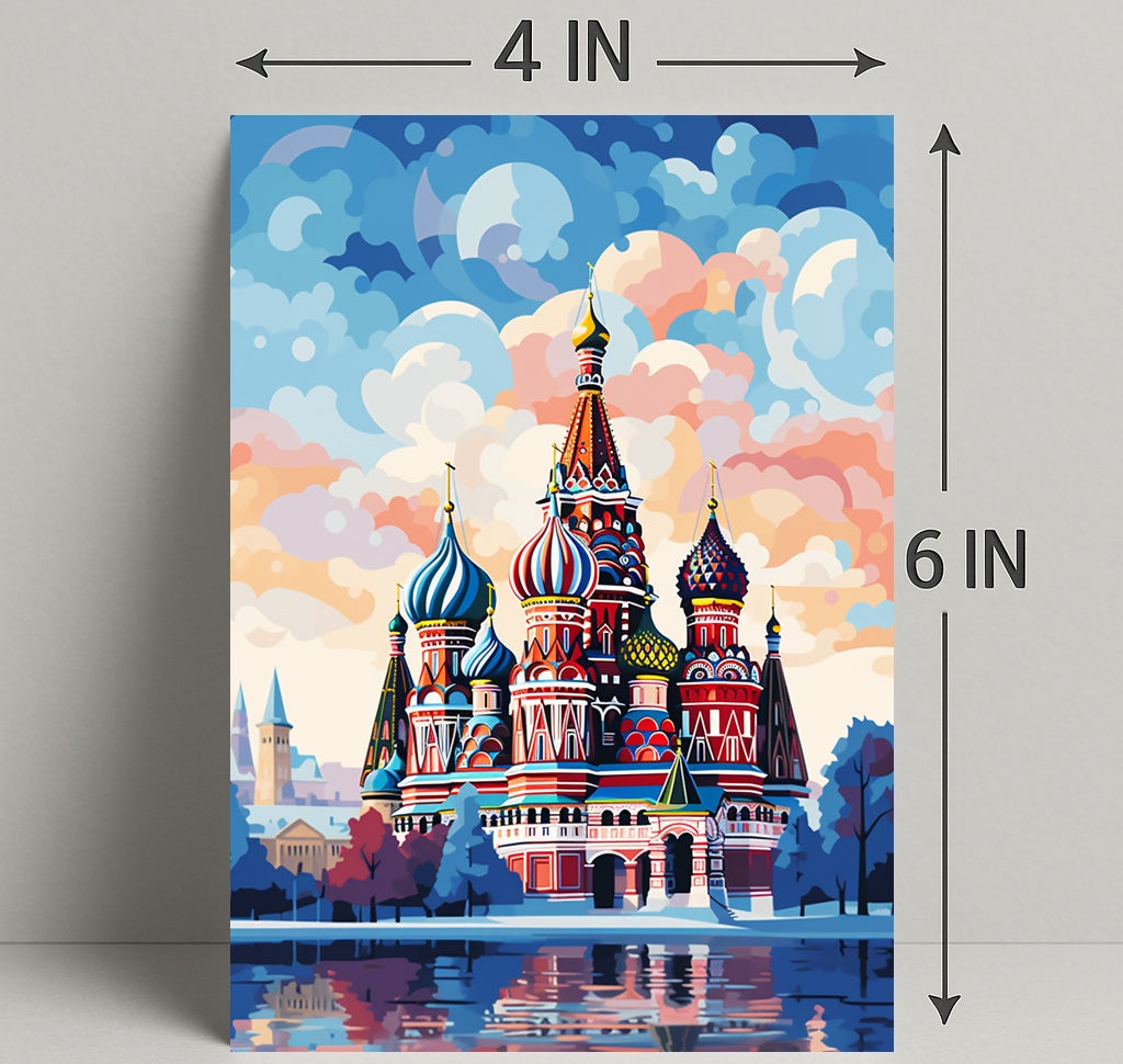 Vibrant St. BasilS Cathedral Poster