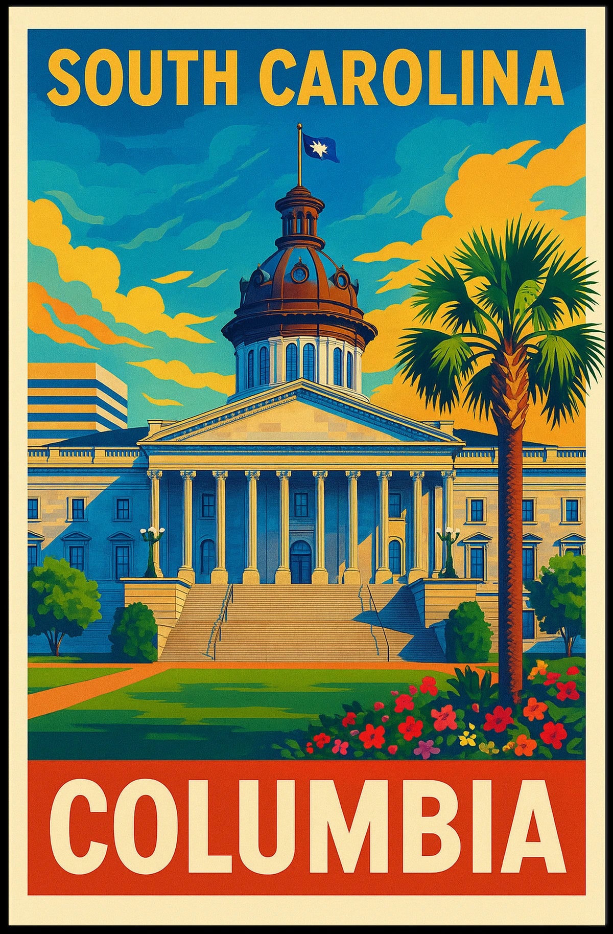 Columbia, South Carolina Poster