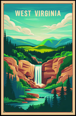 West Virginia Scenic Poster