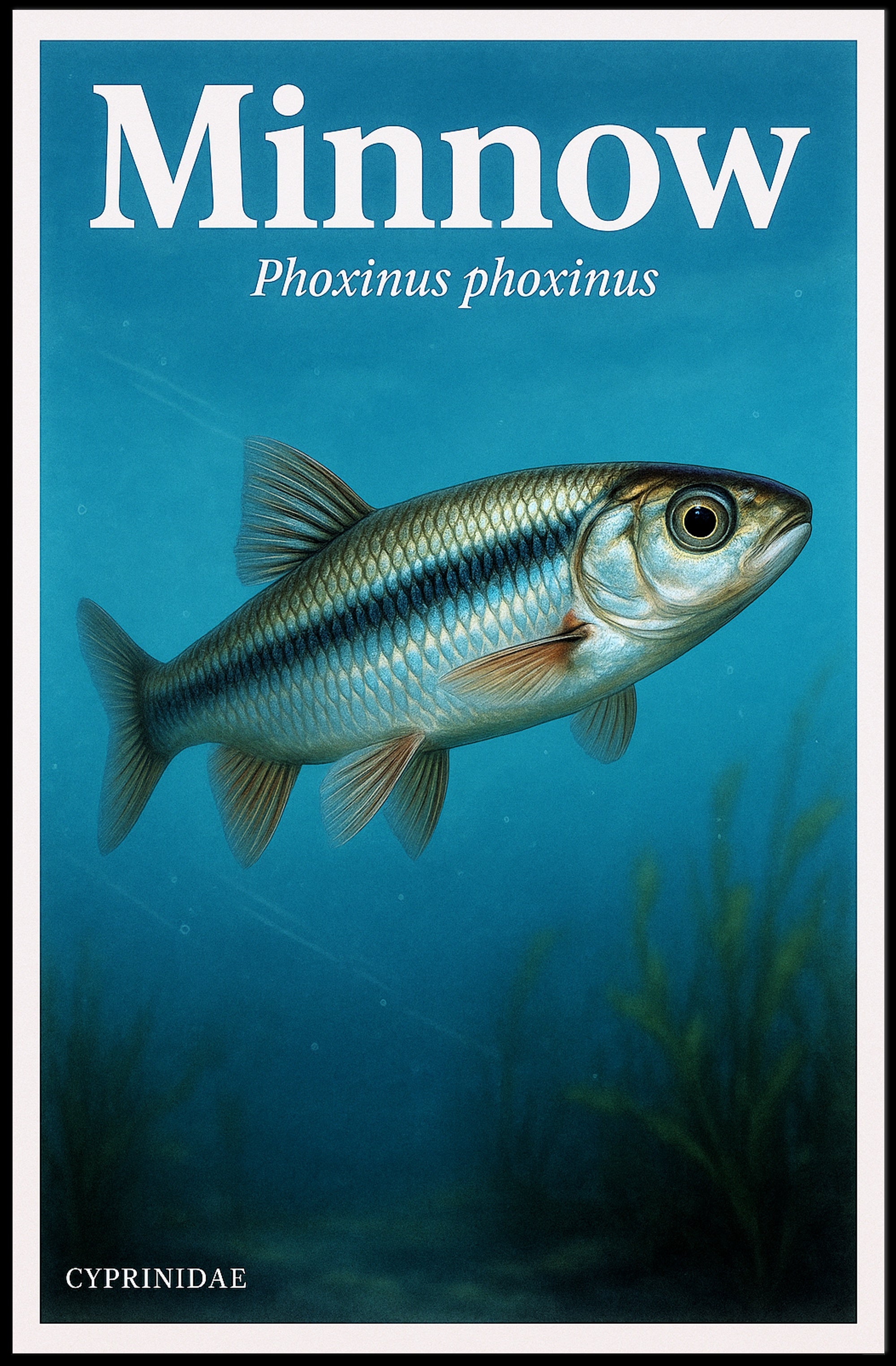 Minnow - Phoxinus phoxinus Poster PosterGoat