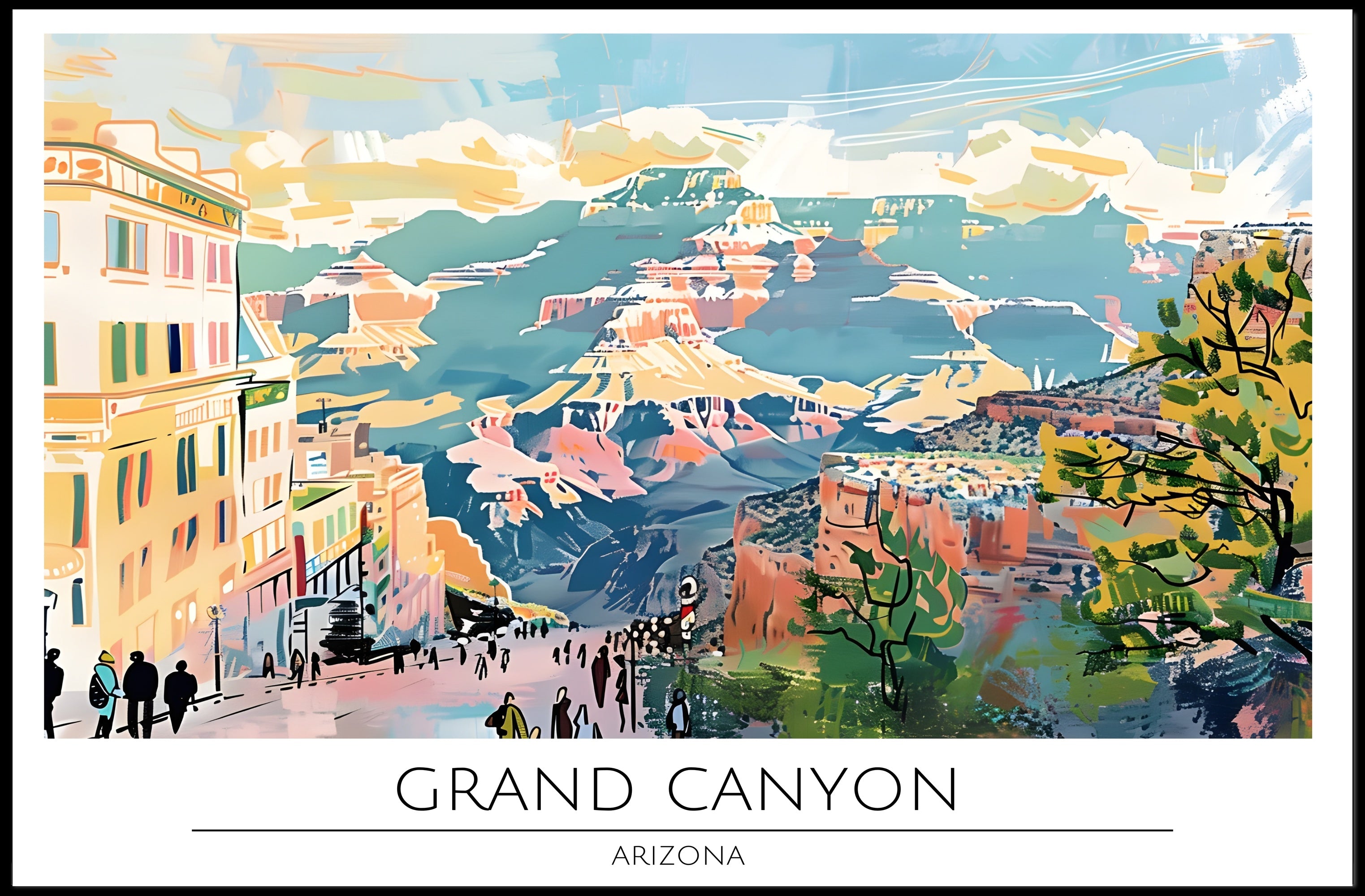 Grand Canyon Scenic View Poster