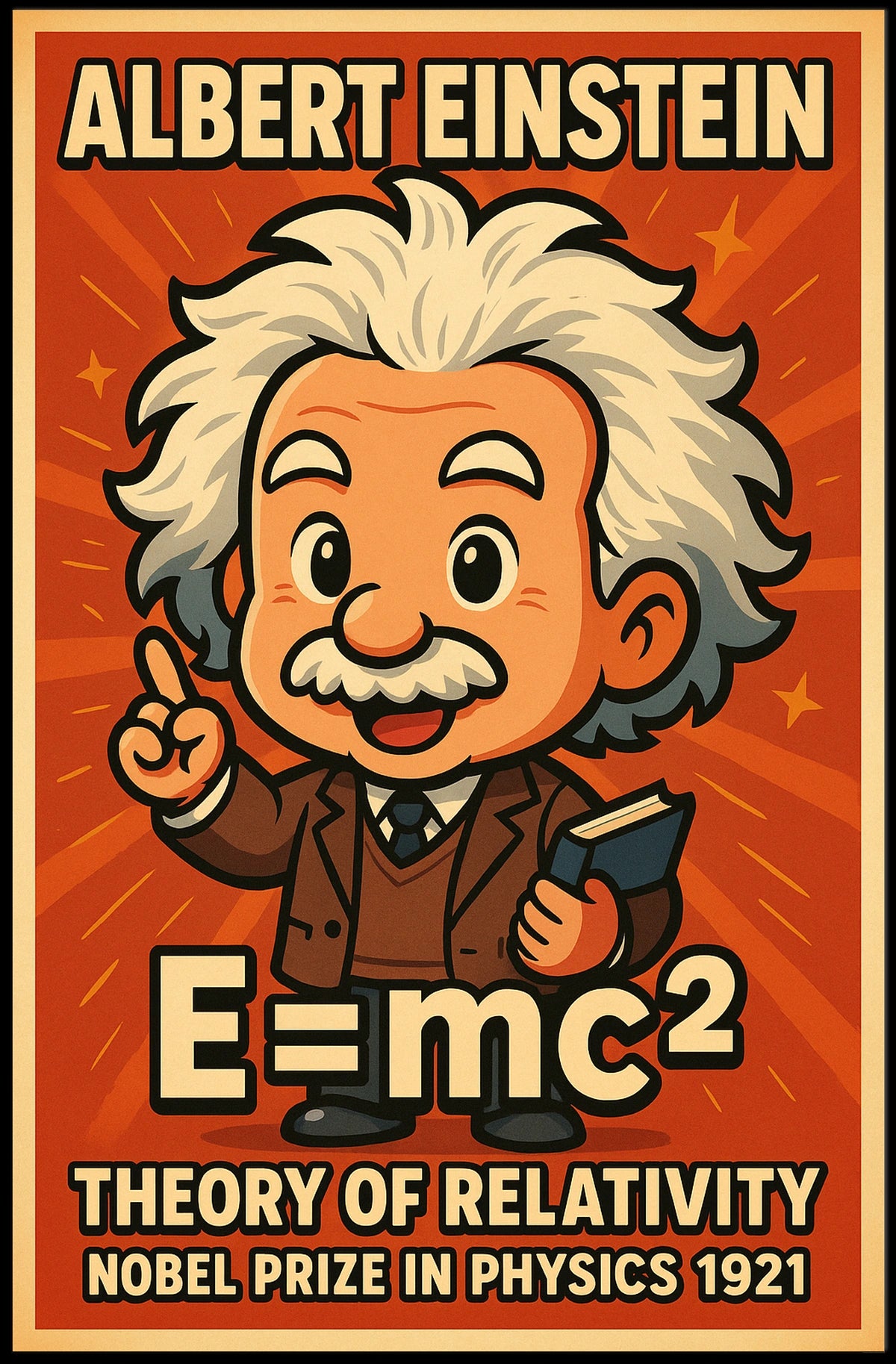 Albert Einstein Theory Of Relativity Poster