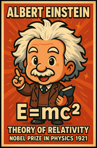 Albert Einstein Theory Of Relativity Poster