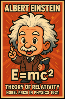 Albert Einstein Theory Of Relativity Poster