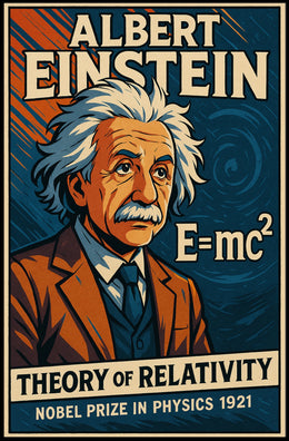 Albert Einstein Theory Of Relativity Poster