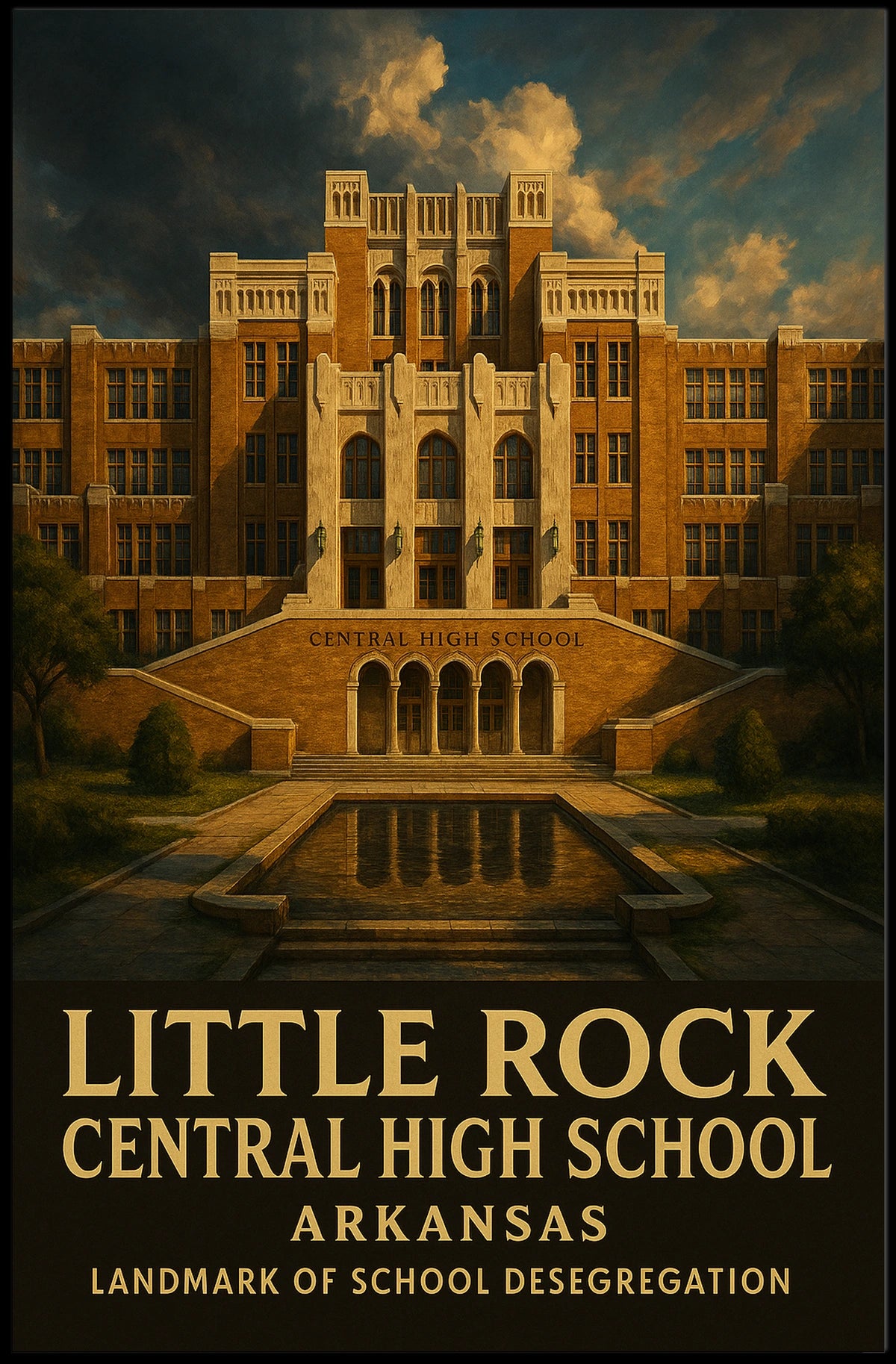 Little Rock Central High School Poster