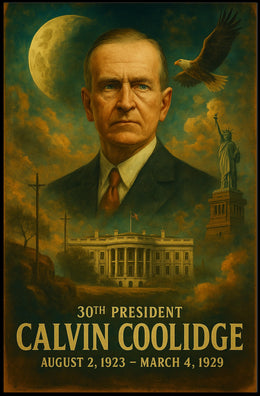 Calvin Coolidge 30th President Poster