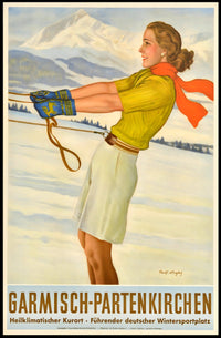 Garmisch-Partenkirchen Winter Sports Poster