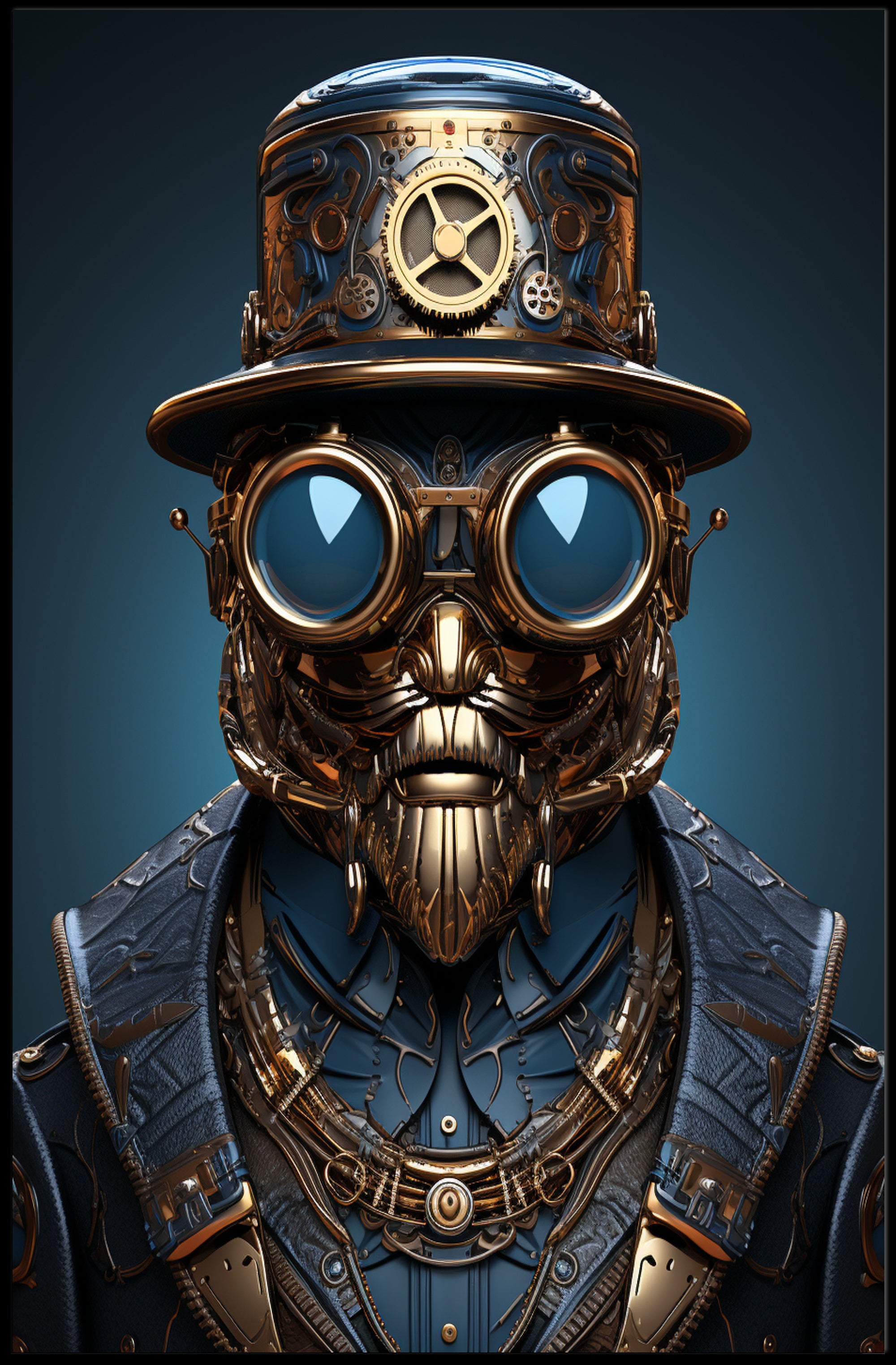 Steampunk Visionary Poster PosterGoat
