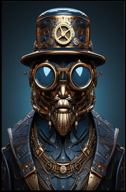 Steampunk Visionary Poster PosterGoat