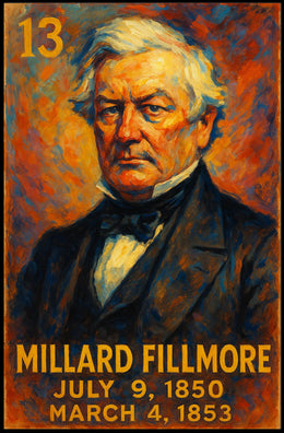 Millard Fillmore 13Th President Poster