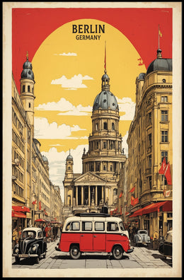 Berlin Vintage Travel Poster