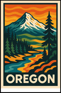 Oregon Landscape Poster