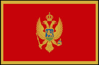 Montenegro Flag Poster